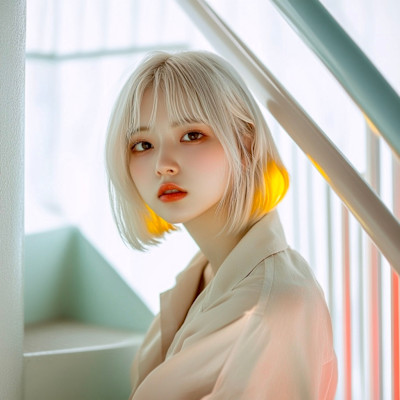 ブリーチカラー、ダブルカラー