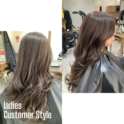 Customer Style 大人ロングウルフ