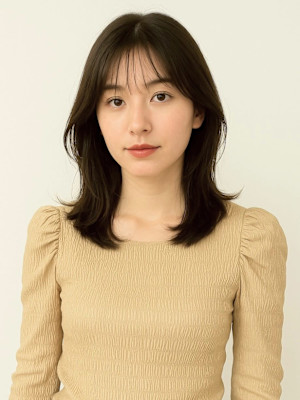 フェイスレイヤー 透明感カラー ミディアムレイヤー