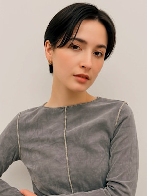 似合わせカット マッシュショート 前髪なし ハンサムショート