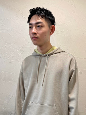 池袋スパイキーショートアップバング◎[池袋メンズ美容室］