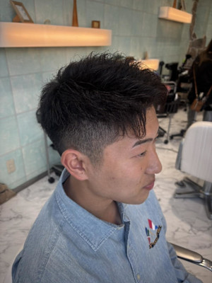 メンズショート／ツーブロック／メンズスタイル