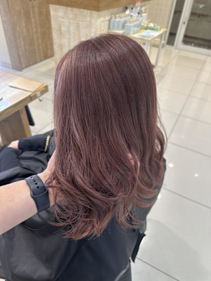 [aina]ダブルカラー/ピンクブラウン