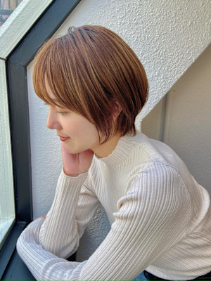 長めショートひし形ショート30代40代