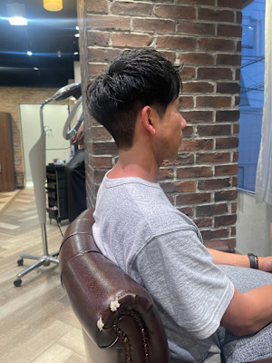 アップバングショート