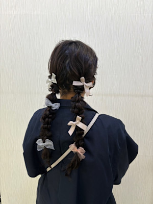 女子会にもおすすめ！編み下ろしツイン