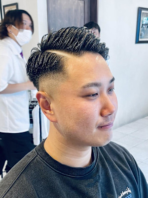 【20代 男性】ロンドン七三フェード（大宮/バーバー）