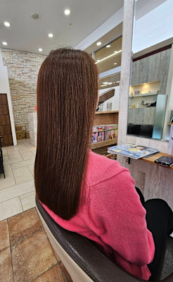 ツヤ髪ストレート