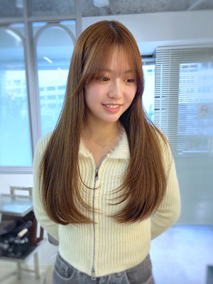 ハニーベージュレイヤーカット＆髪質改善トリートメント札幌駅