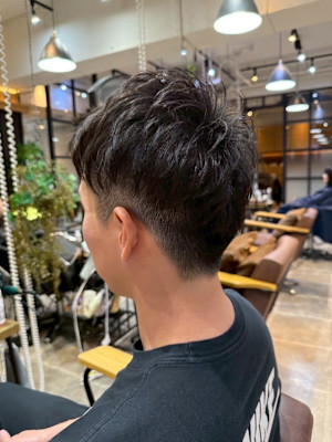 メンズソフトツーブロック