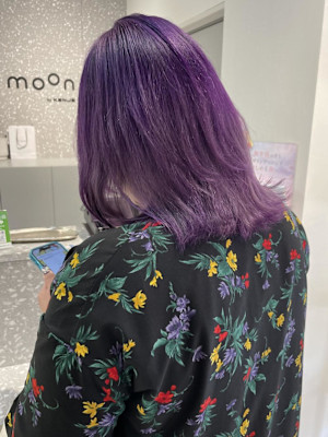 【hinari】ハイトーンウルフ/推しカラー/パープルカラー