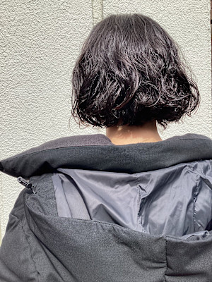 菱形ボブ✖️パーマ