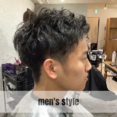 Customer Style くせ毛をパーマ風に
