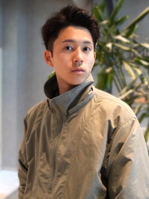 アップバング 20代 メンズショート ツーブロック 爽やか