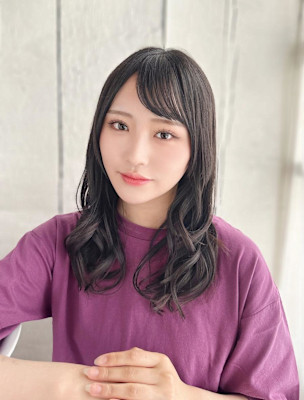 大人可愛いツヤ感ミックスカール