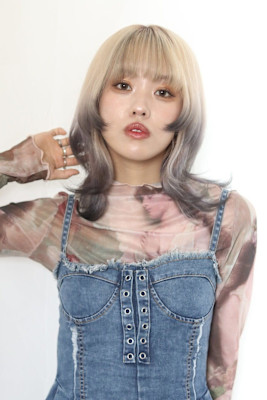 【蓮沼実奈】20代30代40代◎ハイトーンウルフ/セミディ