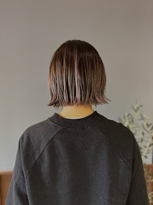 透明感カラー×立体ハイライト