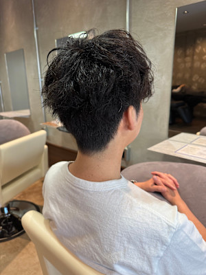 無造作×ツイストスパイラルパーマ