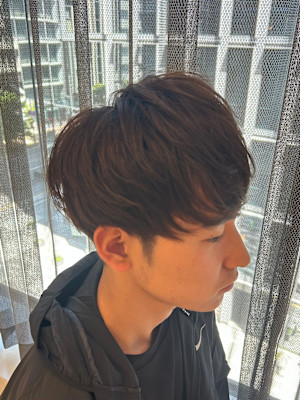 ソフト刈り上げマッシュ