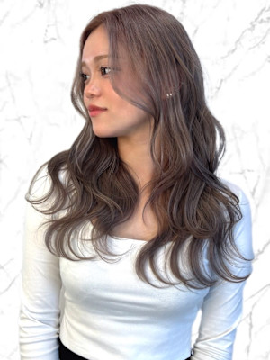 【MICHI 富田店　古作蓮】アッシュグレー 韓国風 透明感