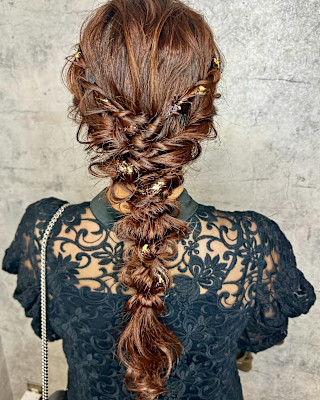 ふわふわの編み下ろし