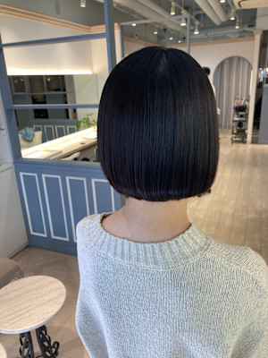 ストレート大人可愛いアゴ下ラインボブ赤羽埼京線