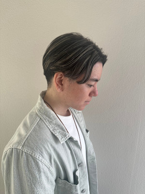 ハイライト/センターパート