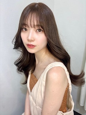 【髪質改善】ヘーゼルベージュ/艶髪/透明感/トリートメント