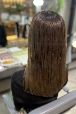 髪質改善カラー/アッシュ