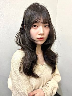 【髪質改善】オリーブベージュ/艶髪/透明感/トリートメント