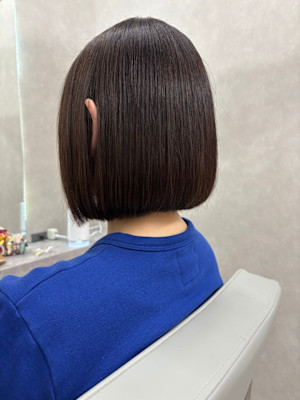美髪ボブ｜極艶髪質改善トリートメント｜札幌大通駅個室サロン