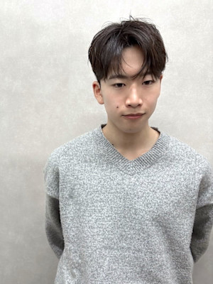 札幌韓国ダウンパーマ×コンマバング/札幌大通駅個室サロン