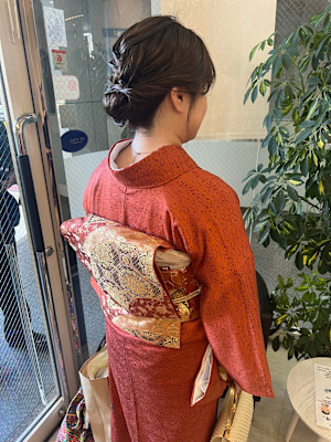 訪問着着付け×ヘアセット