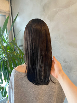 カラー/髪質改善/アッシュブラウン/透明感/透明感カラー