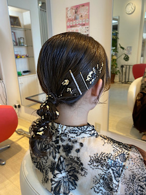 ヘアアレンジ/ポニー/お呼ばれ