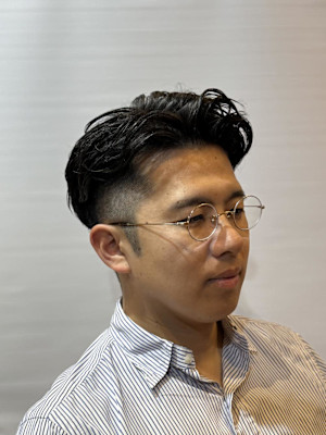 ビジネスウェーブパーマ