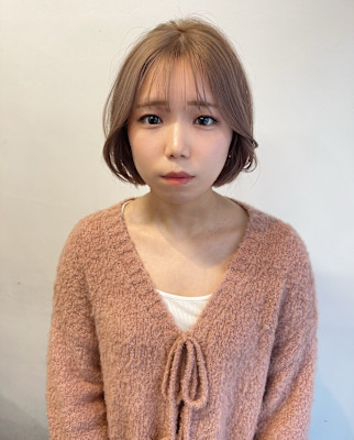 大人気ハイトーンくびれボブ！