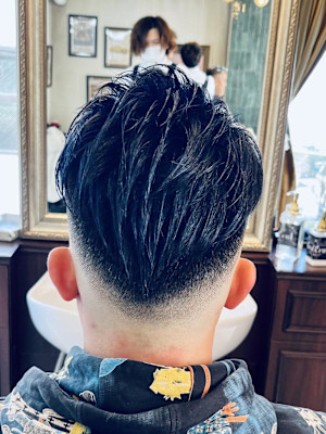 【30代男性】ロンドンブルーバックフェード（大宮/バーバー）