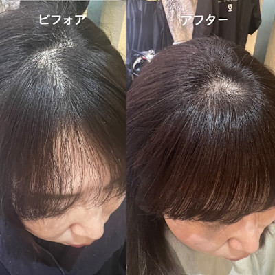 クロスパーマ　ヘアリセッター