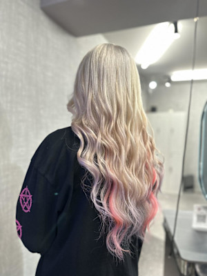 最強ピンクインナーカラー