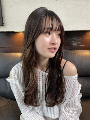 ［風花］ゆるふわ顔周りレイヤー/ロング