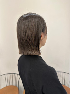 池袋 髪質改善 切りっぱなし ボブ♪