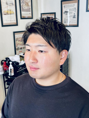 【20代 男性】ロンドンツーブロック（大宮/バーバー）