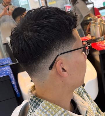 スキンフェード×スパイキー