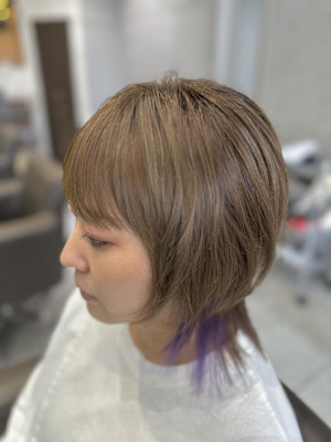 ウルフ/インナーカラー