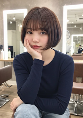 フェミニンボブ