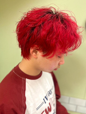 メンズハイトーンウルフ