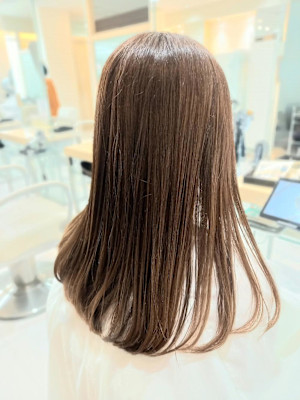 自然なストレート