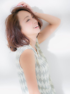 大人女性のリラックスボブ