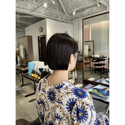 コンパクトミニボブ＊丸みショート
